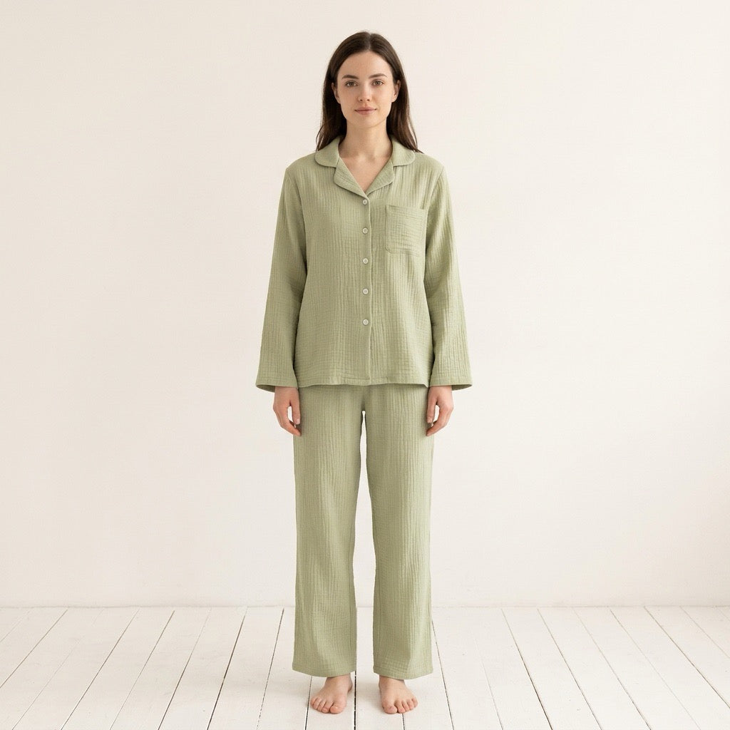 Solid Muslin Pajama
