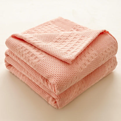 100% Cotton Waffle Blanket