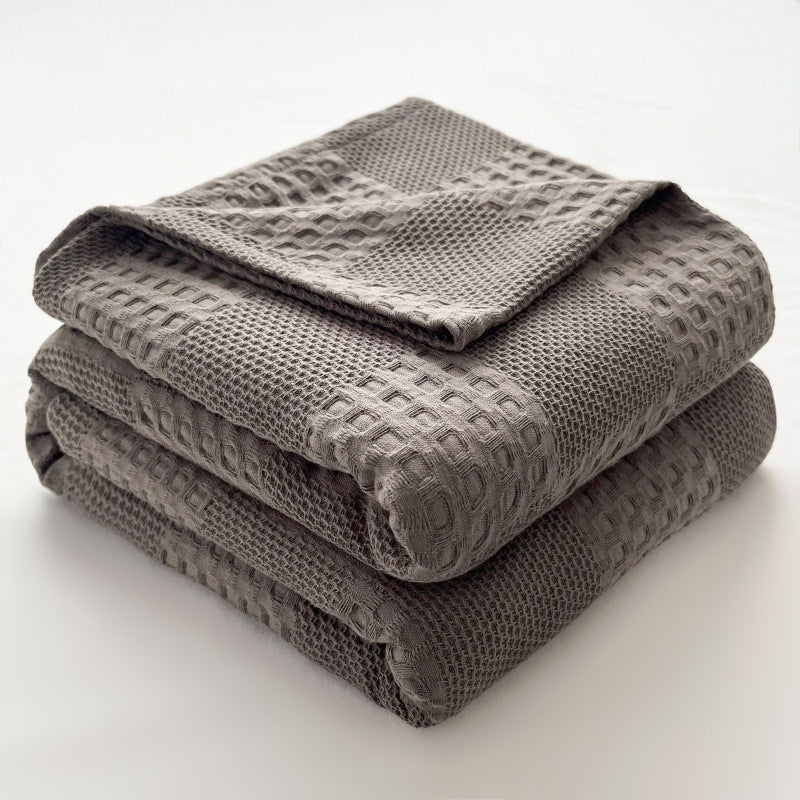 100% Cotton Waffle Blanket