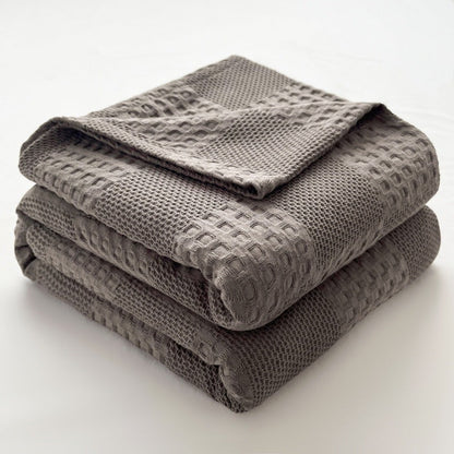 100% Cotton Waffle Blanket