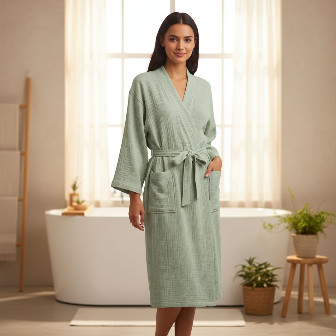 Muslin Bathrobe