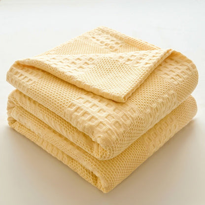 100% Cotton Waffle Blanket