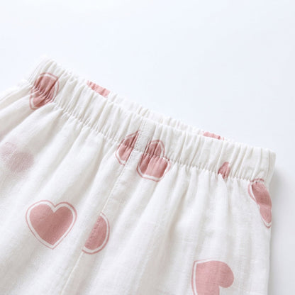 Heart Muslin Pajama