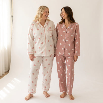 Heart Muslin Pajama