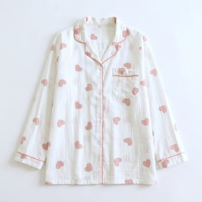Heart Muslin Pajama