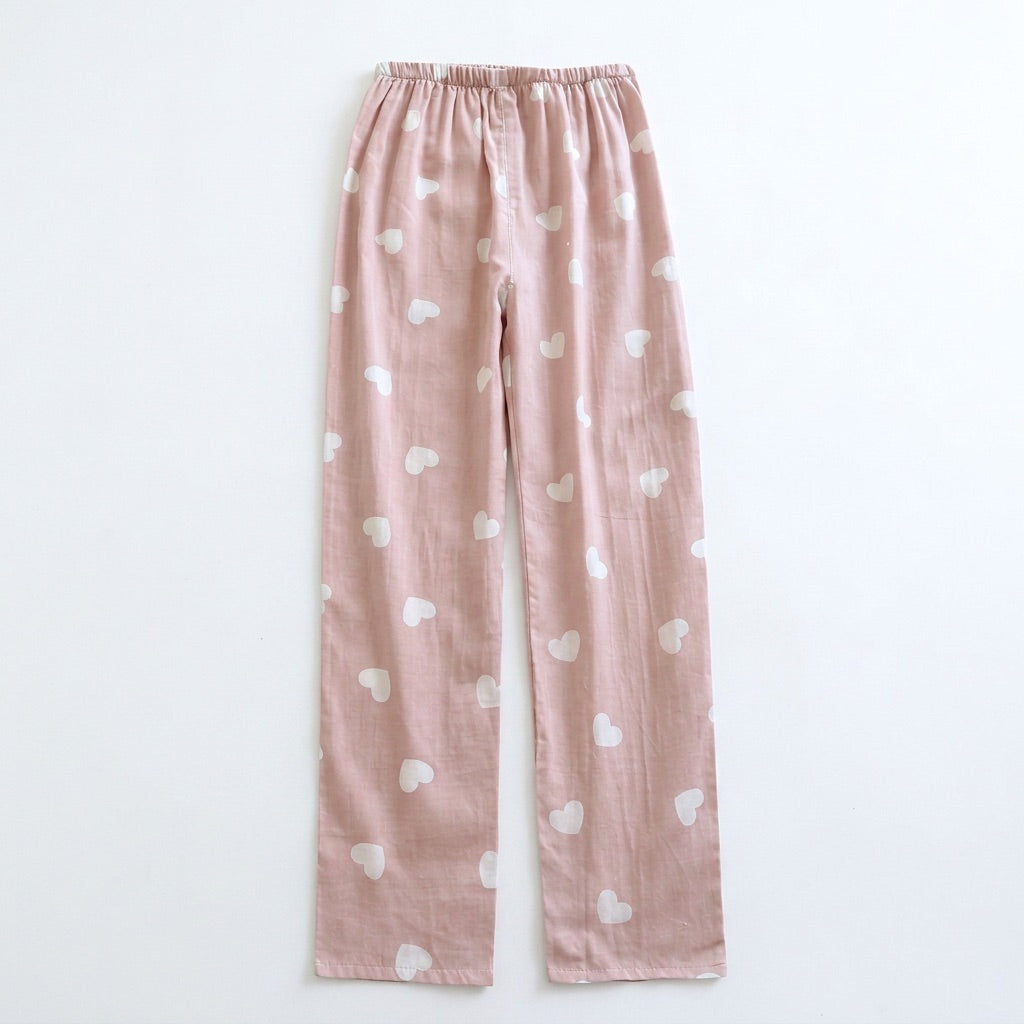 Heart Muslin Pajama