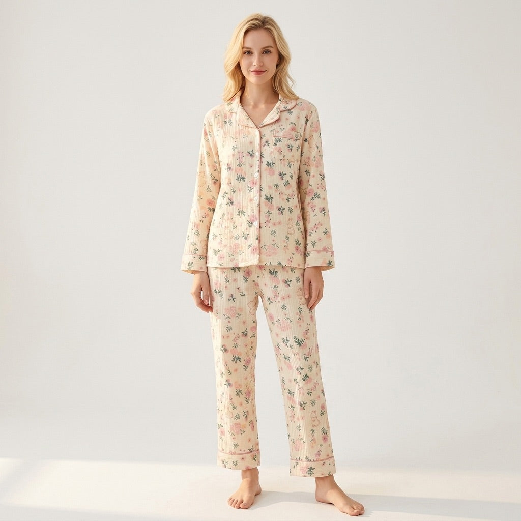 Floral Muslin Pajama