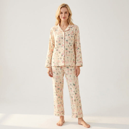 Floral Muslin Pajama