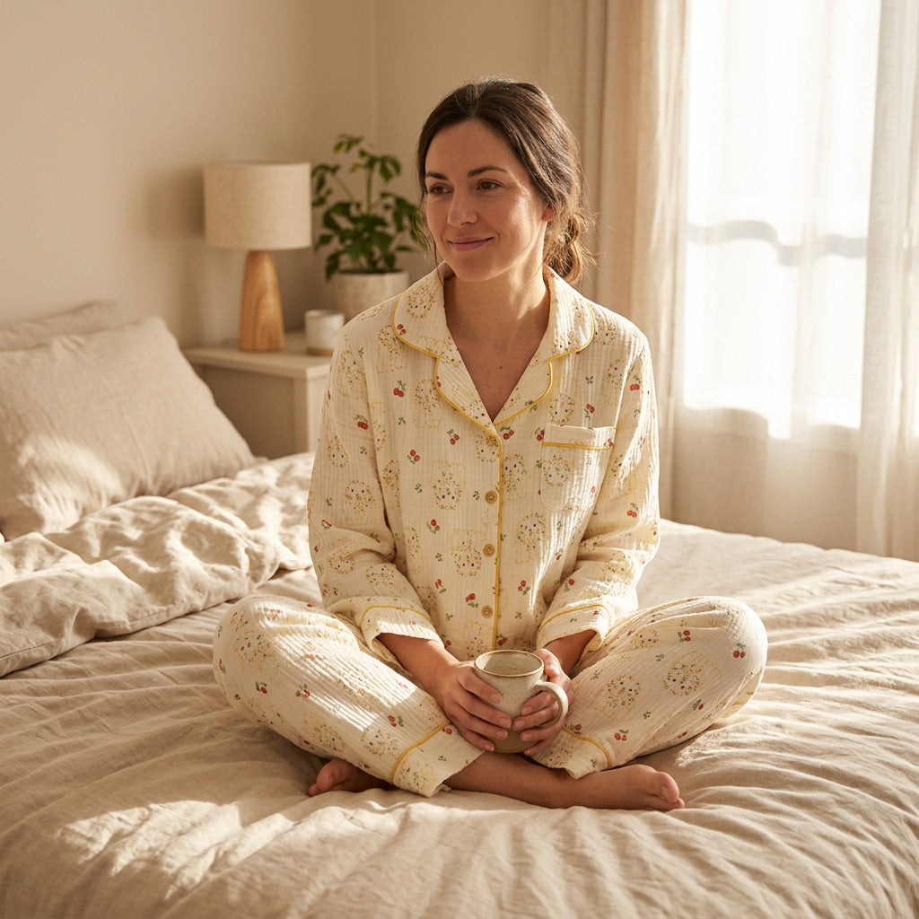 Floral Muslin Pajama