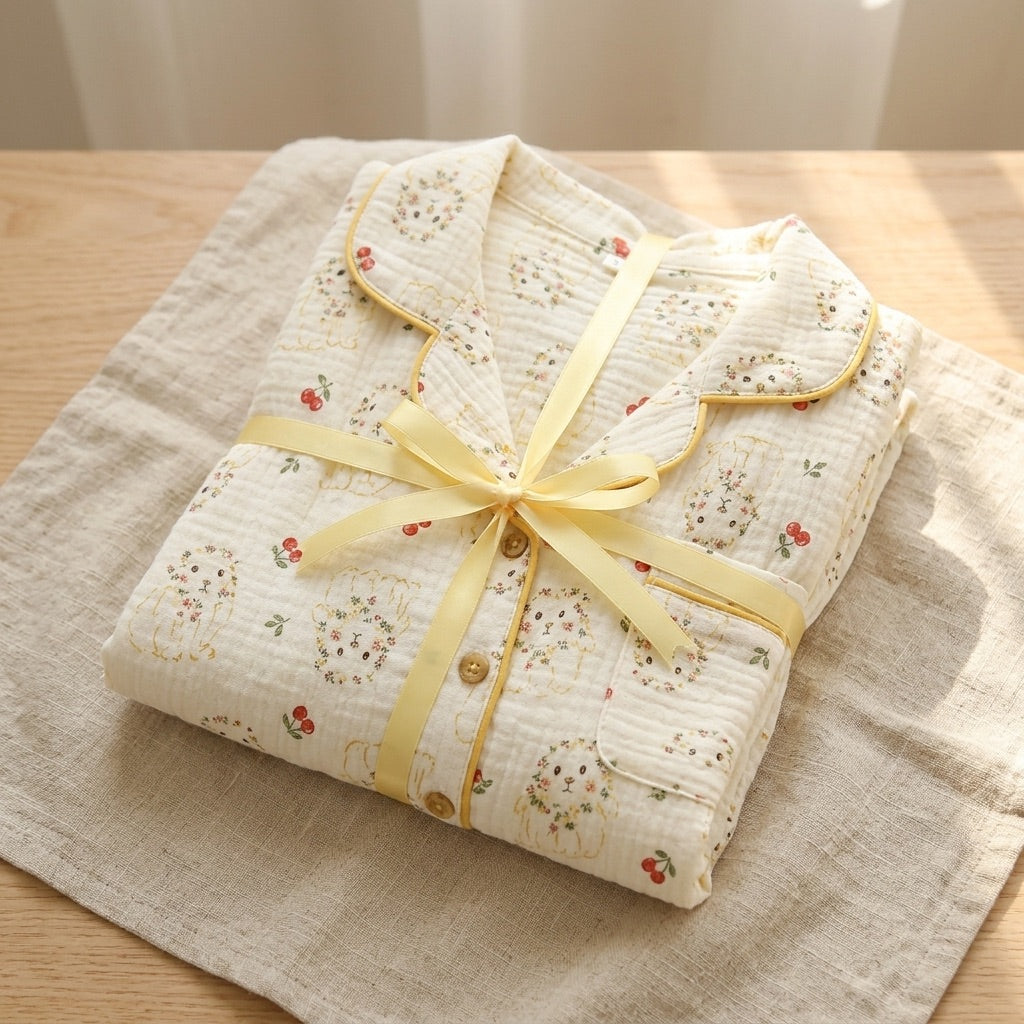 Floral Muslin Pajama