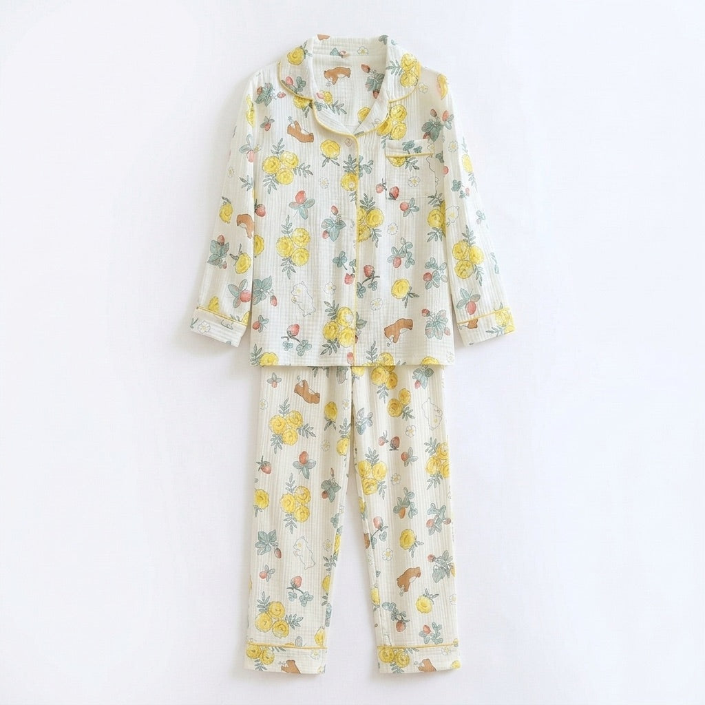 Floral Muslin Pajama