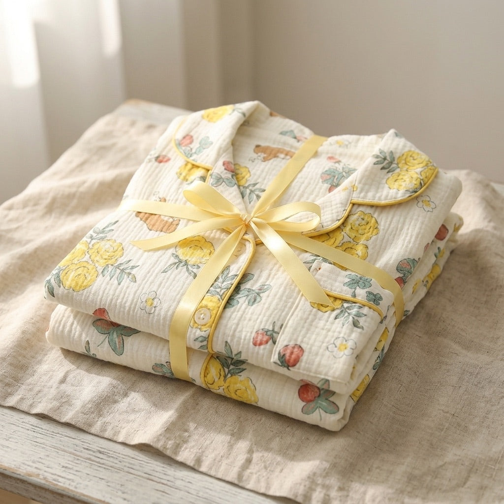 Floral Muslin Pajama