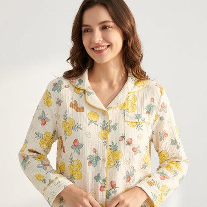 Floral Muslin Pajama