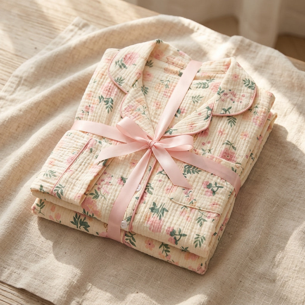 Floral Muslin Pajama