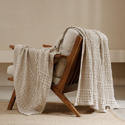 100% Cotton Waffle Blanket